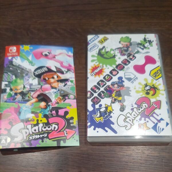 ニンテンドースイッチ スプラトゥーン2 ソフト カバー3種つき ケース違い