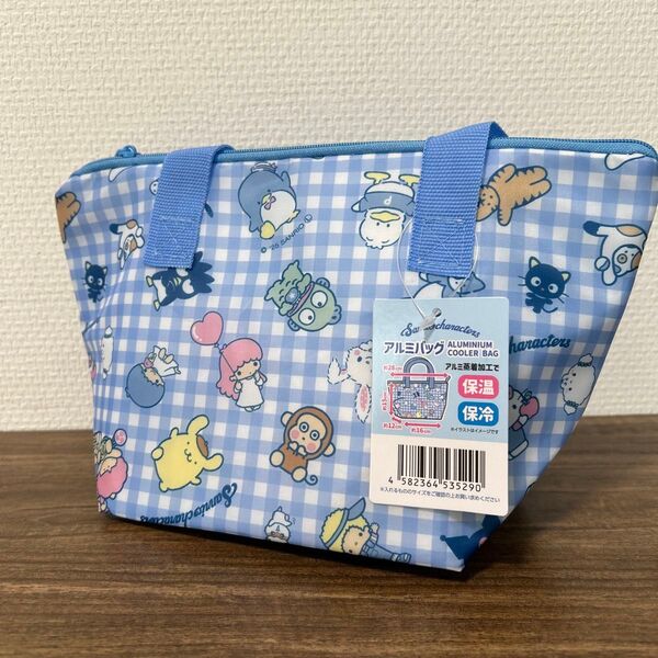 新品 サンリオキャラクターズ アルミバッグ キティ クロミ マイメロ 保冷バッグ お弁当袋 ランチバッグ