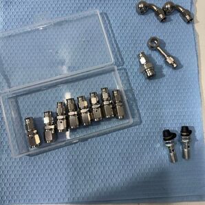 値下げ致しました、お買い得AN3 ブレーキホース製作部品 ステンレス バンジョーアダプター