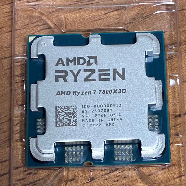 【新品バルク】AMD Ryzen 7 7800X3D