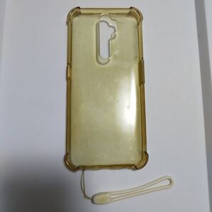 中古 変色有り OPPO 2020 A5 TPU クリア 耐衝撃 ソフト ケース 透明