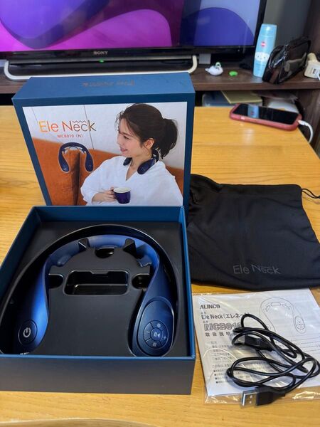 最終値下 アルインコ 温熱ヒーター ネックマッサージ エレネック MCB010N リモコン