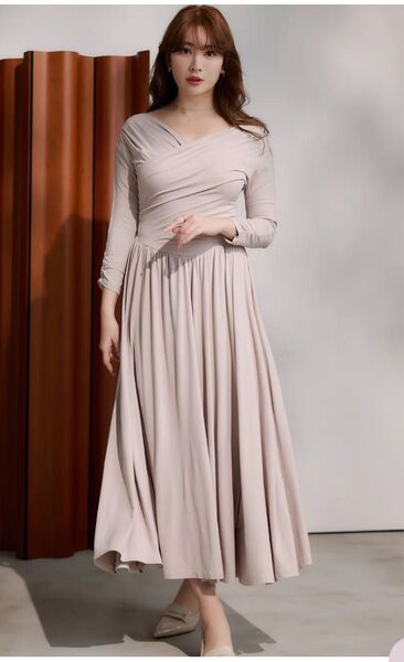 herlipto ハーリップトゥ Cache-Coeur Jersey Dress ピンク S ドレス ワンピース 小嶋陽菜