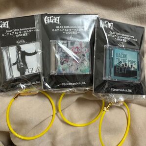 GiGO GLAY 30th Anniversary ミニチュアCDキーホルダー マスコット ぬいぐるみ ZURA ローソン