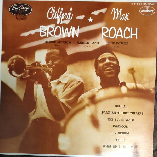 Clifford Brown & Max Roach クリフォートブラウン&マックスロ−チ/ LPレコード mercury