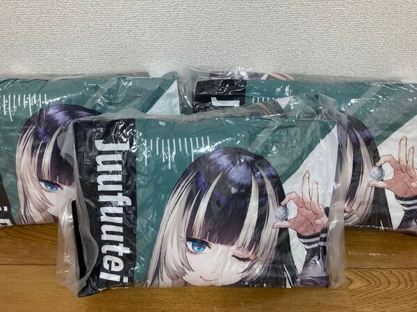 ホロライブ×gigoコラボキャンペーン 儒烏風亭らでん ビッグクッション×3 リグロス