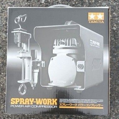 タミヤ エアーブラシシステムシリーズ No.53 スプレーワーク パワーコンプレッサー エアー圧調整と水抜き機能付 塗装用具