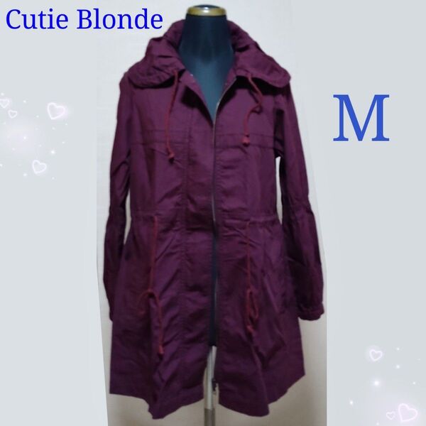 Cutie Blonde キューティーブロンド モッズコート ジャケット ジッパー
