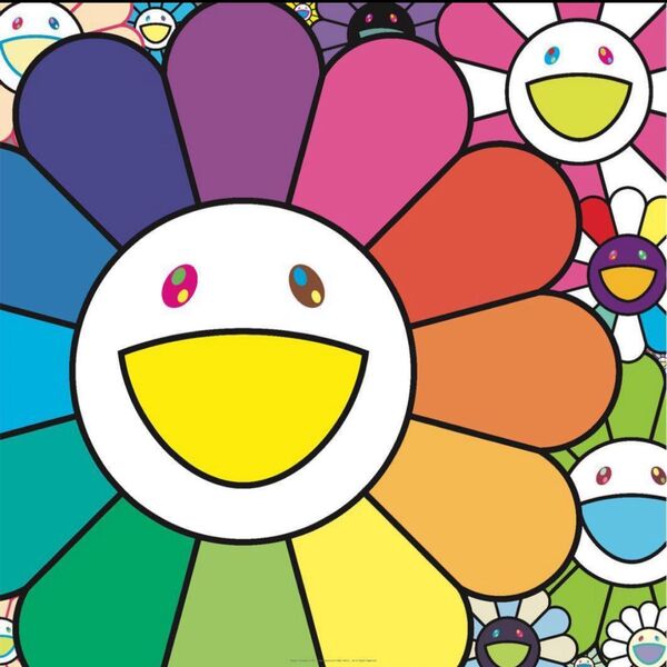 ポップンフラワーズ ポスター ED300 村上隆