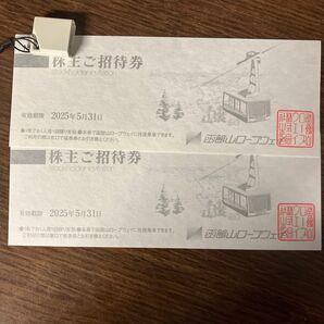 函館山ロープウェイ往復搭乗券2枚