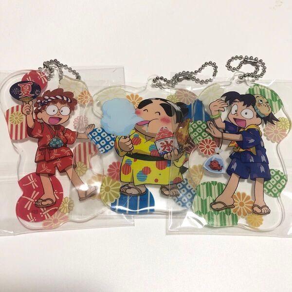 忍たま乱太郎 夏祭り アクリルキーホルダー アクキー 乱太郎 きり丸 しんべえ