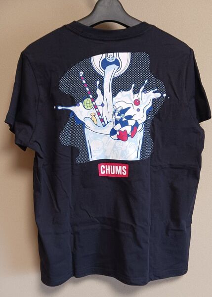 新品 チャムス ソーダ Tシャツ 黒 レディース L