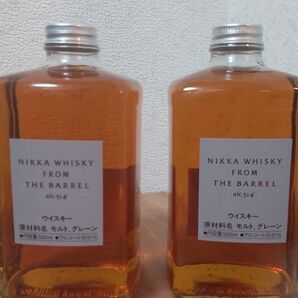 ニッカウイスキー フロムザバレル 500ml 2本セット