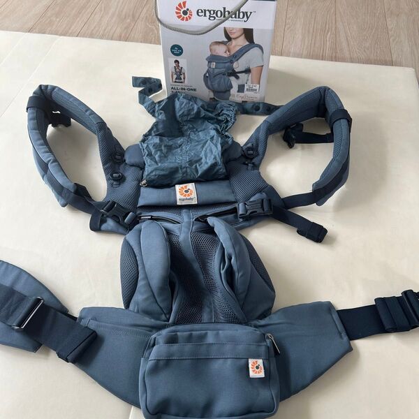 ergobaby エルゴベビー 抱っこ紐 抱っこひも OMNI360 OMNI メッシュ おんぶ グレー ベビーキャリア