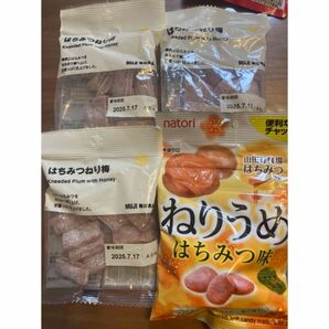 なとり ねりうめ はちみつ味 無印 はちみつ 練り梅 計4袋