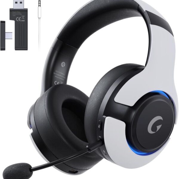 ゲーミングヘッドセット 着脱式ノイズキャンセリングマイク 新品未使用品 ps5 ヘッドホン 軽量 ヘッドセット ヘッドフォン