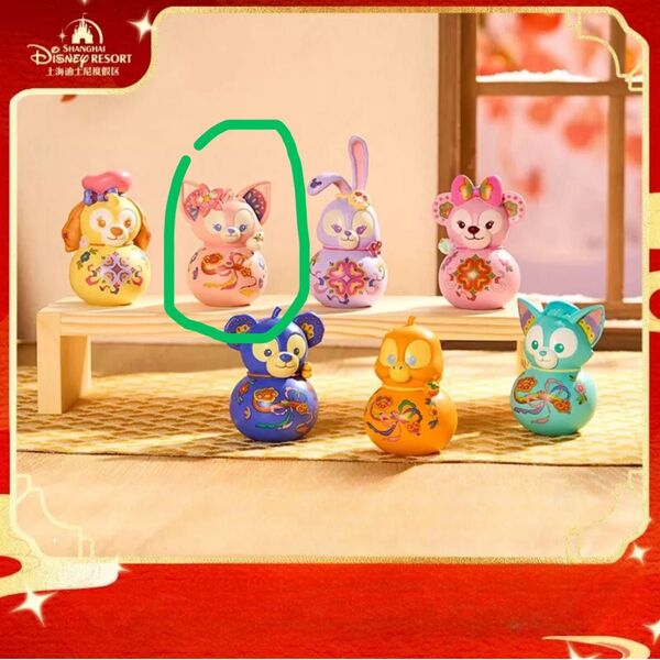上海ディズニー リーナベル 旧正月フィギュア