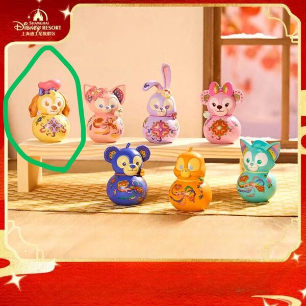 上海ディズニー クッキーアン 旧正月フィギュア
