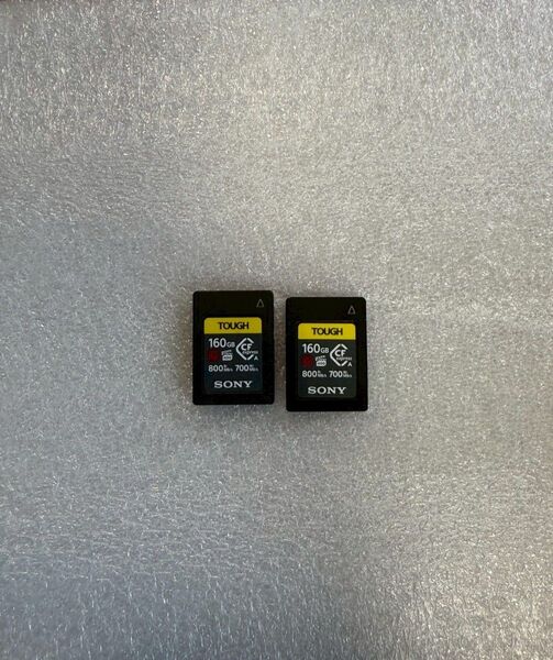 美品!プロメンテ使用!SONY CFExpress type A tough 120 G 2枚セット