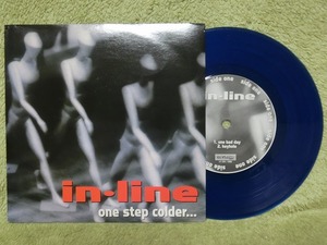 中古 7”EP レコード GER盤 LF 220 / In-Line One Step Colder... / 1996年 カラーディスク 