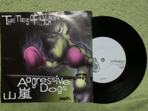 中古 7”EP レコード JPN盤 MFKA-4 / 山嵐 / Aggressive Dogs The Ties Of Lycaon / 1999年 