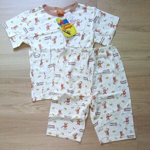 おさるのジョージ パジャマ 上下セット 130cm 新品 未使用