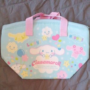 シナモロール ランチバッグ 水色 ピンク サンリオ 保冷バッグ