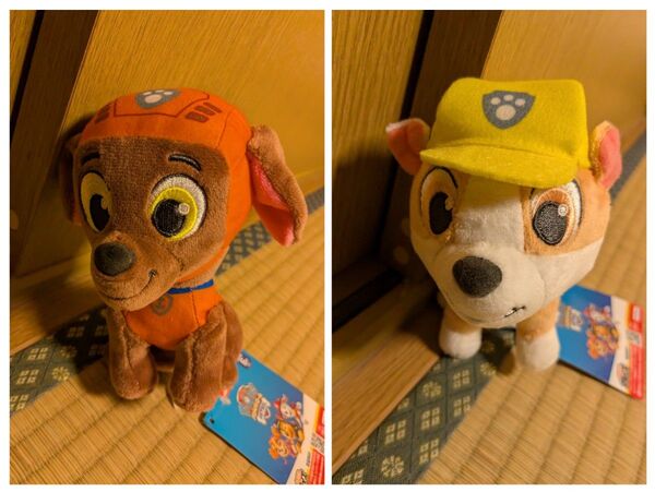 パウ・パトロール ぬいぐるみ ラブル ズーマ