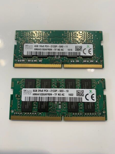 SK hynix 12GB(8GB+4GB) DDR4 2133MHz メモリ