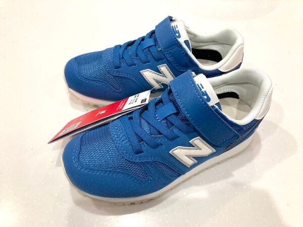ニューバランス キッズスニーカー YV373AQ2 ブルー 17.5cm