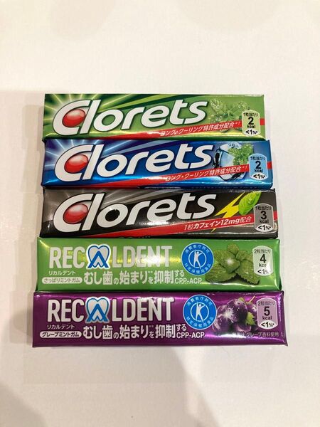 クロレッツ リカルデント 5本セット