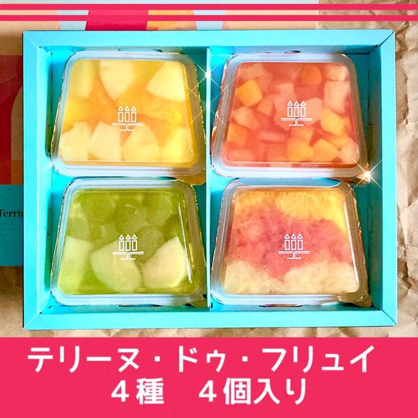 【4個入り】アンリ・シャルパンティエ テリーヌ・ドゥ・フリュイ 4種 4個入り 1箱 ID: NISH