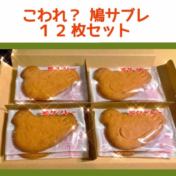 【12枚】豊島屋 鳩サブレー ※こわれ鳩サブレ入り