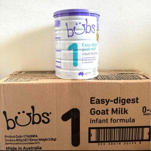 bubs バブス ヤギの粉ミルク STEP1 ステップ1