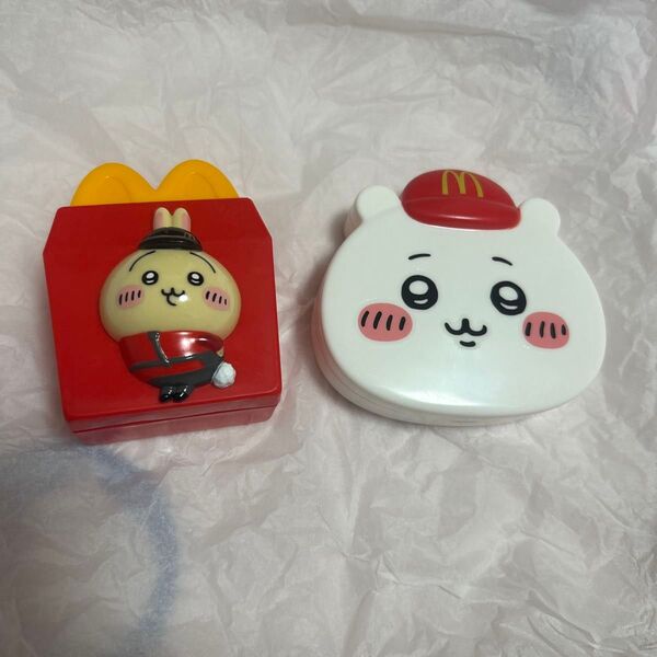 マクドナルド ハッピーセット ちいかわ うさぎのシールディスペンサー ちいかわのメモセット