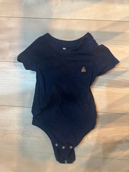 GAP ベビー服 ロンパース ネイビー クマ