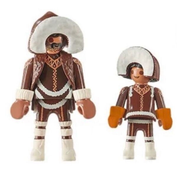新品プレイモービル エスキモーの親子 playmobil yoru ミニチュア ドールハウス