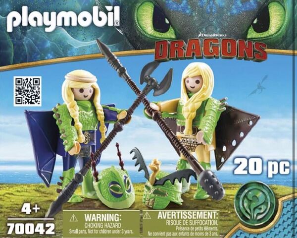 新品未開封!プレイモービル 70042 ヒックとドラゴンシリーズ playmobil yoru ドールハウス ミニチュア 廃番品