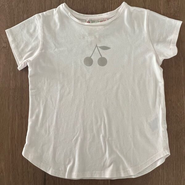 ボンポワン チェリーピンクTシャツ 4才