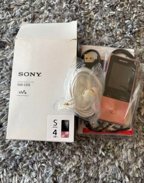 SONY NW-S313 デジタルオーディオプレーヤー 4GBピンク 新品未使用
