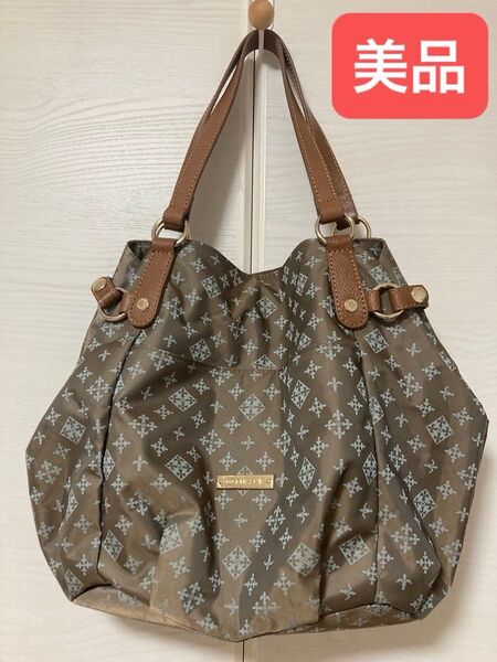 【美品】russet ラシット 2WAYトートバッグ モノグラム ショルダーストラップ付き