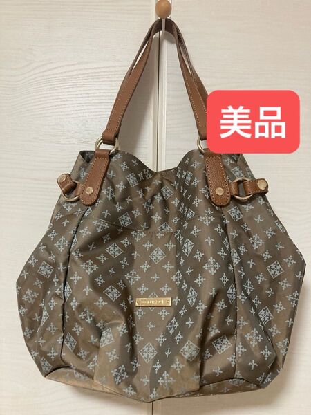 【美品】russet ラシット 2WAYトートバッグ モノグラム ショルダーストラップ付