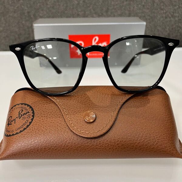 正規新品RayBan レイバンRB4258F 601/87 BLACK/LIGHT GREYアジアンフィットサングラス ケース茶