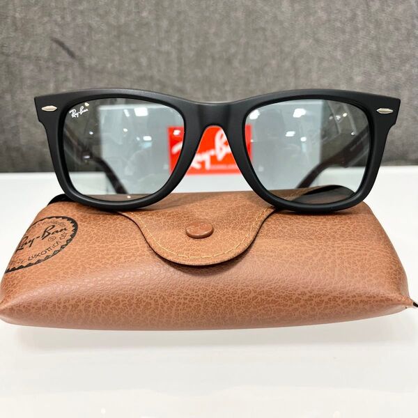 RayBanレイバン ウェイファーラーWAYFARER RB2140F601/SR5マットブラック/ライトグレイ茶ケース