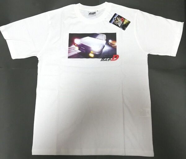 【新品未使用品】INITIAL D イニシャル D 頭文字D Tシャツ 白色 Mサイズ