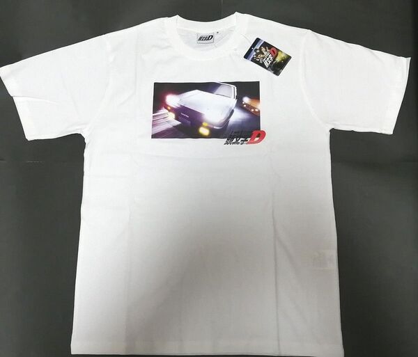 【新品未使用品】INITIAL D イニシャル D 頭文字D Tシャツ 白色 Mサイズ