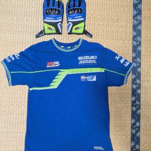 SUZUKI ECSTAR Tシャツ Mサイズ / グローブXLサイズセット MotoGP コレクション ツーリング 刀GSX 隼
