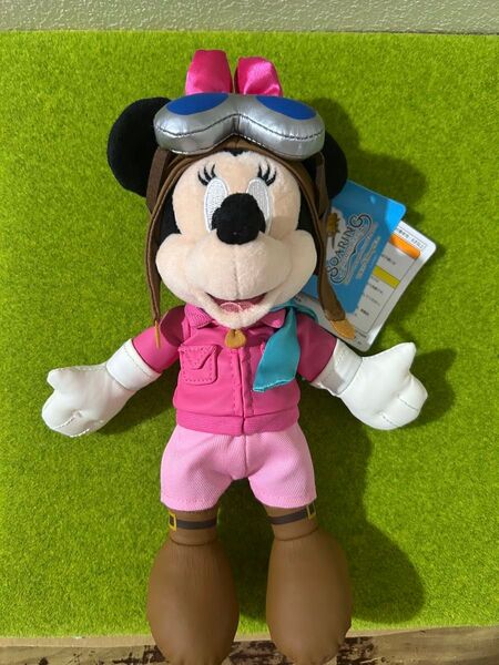 ミニー ぬいぐるみバッジ ソアリン ファンタスティックフライト Sea シー ディズニー リゾート Minnie