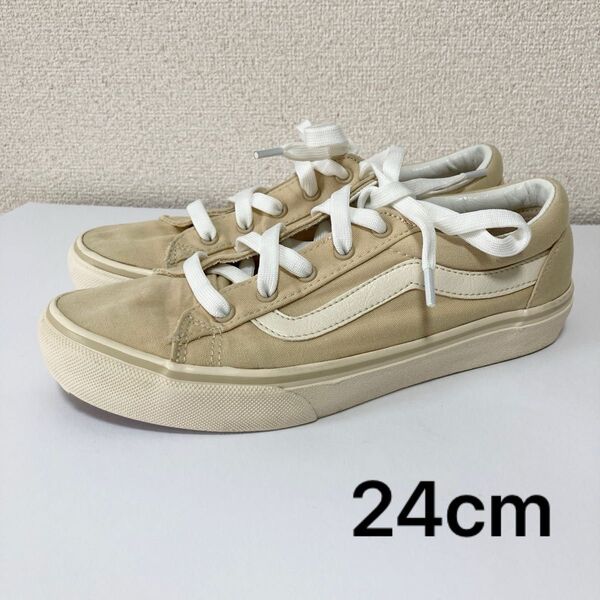 VANS ローカット スニーカー ベージュ 24cm
