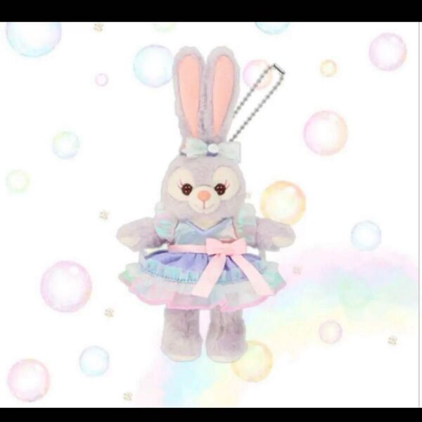 ダッフィー&フレンズ20周年 カラフルハピネス ステラルー ぬいぐるみバッジ
